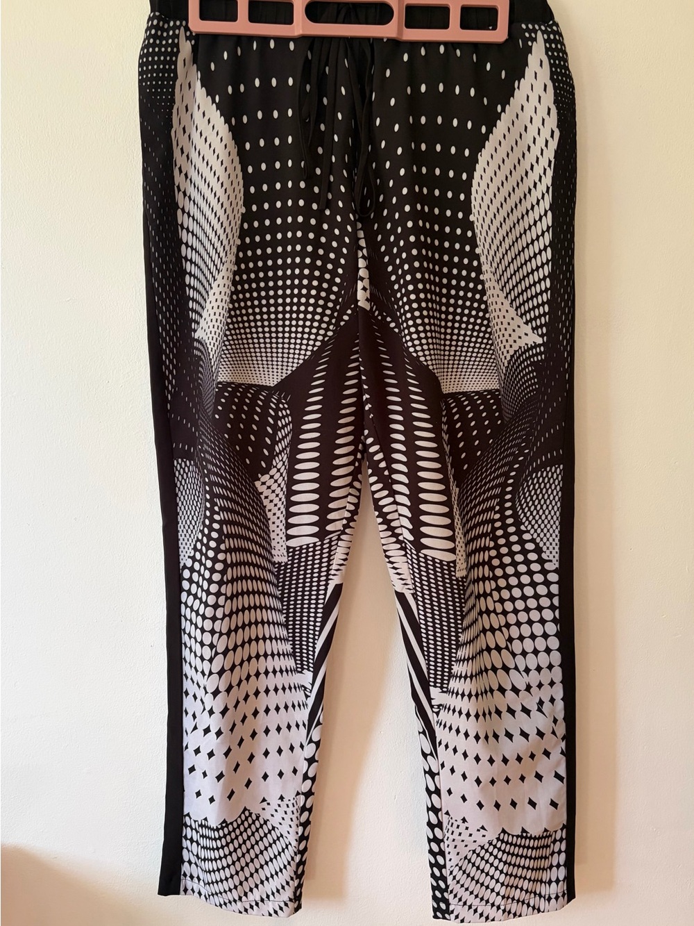 Clover Canyon Black and White Geometric Graphic Jumpsuit
